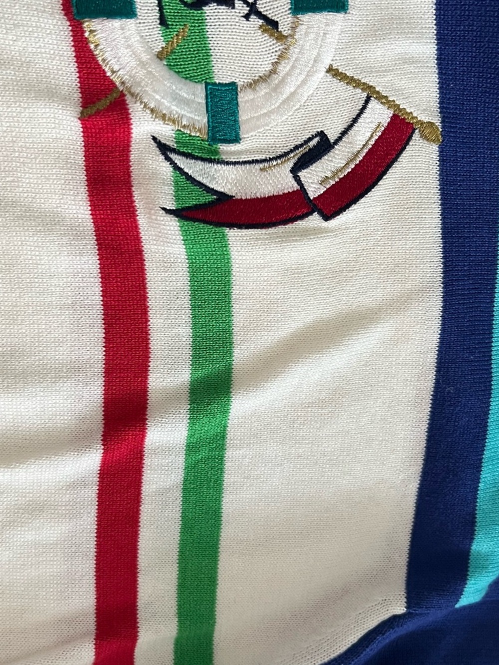 YVES SAINT LAURENT Vintage Nautical Sweater - size L - Picture 9 of 12